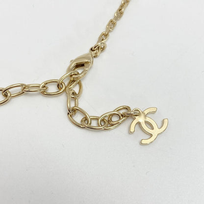 Chanel Métiers D'art Collection Necklace F21a Gold GP Coco Mark Rhinestone