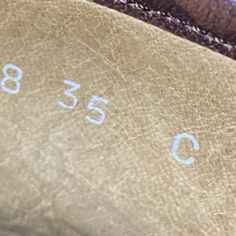 Gucci Shoes 35 C Women's Horsebit Dark Brown Leather