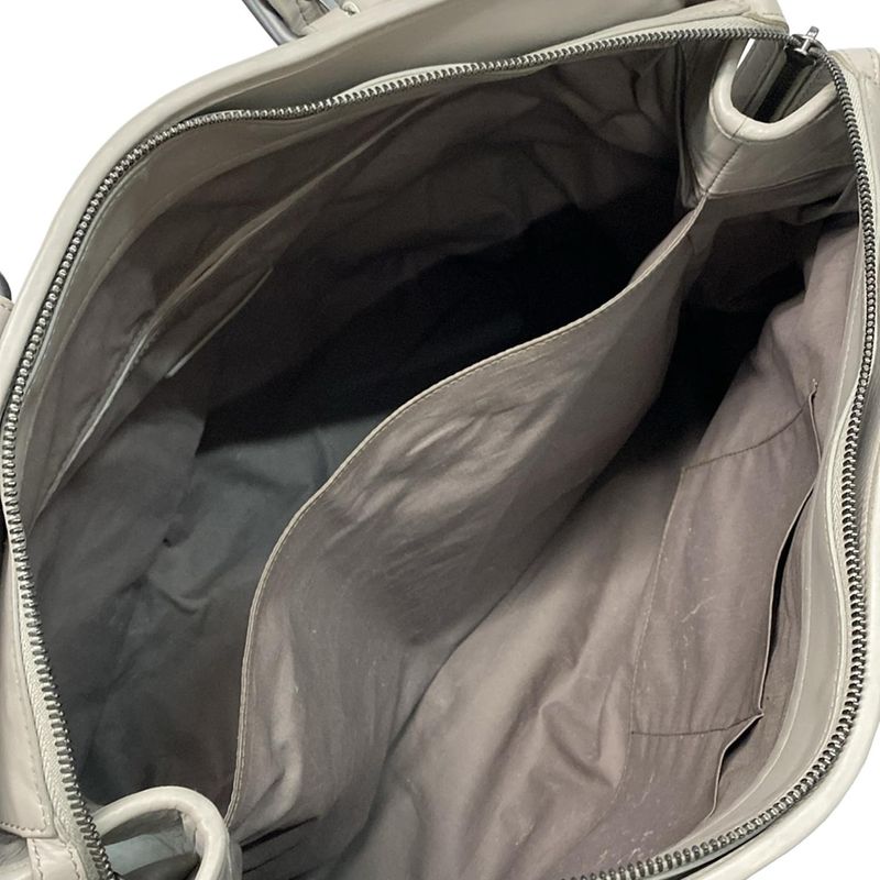 Bottega Veneta Intrecciato Gray Quilted Leather Shoulder Bag