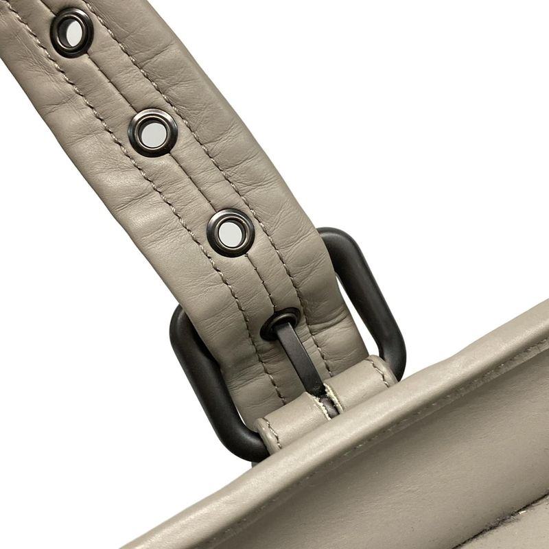 Bottega Veneta Intrecciato Gray Quilted Leather Shoulder Bag