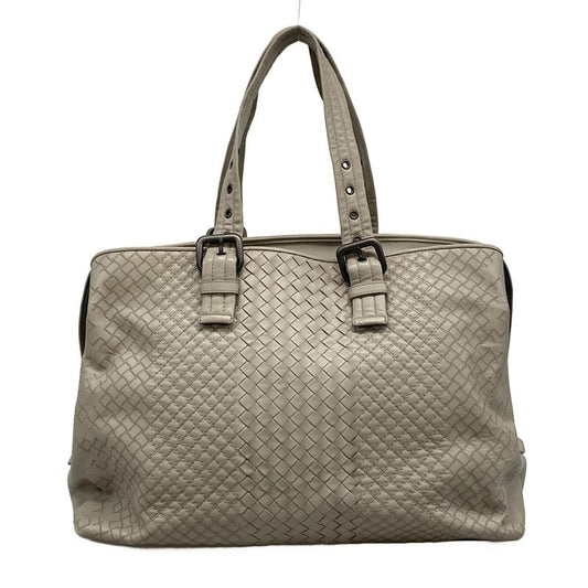 Bottega Veneta Intrecciato Gray Quilted Leather Shoulder Bag