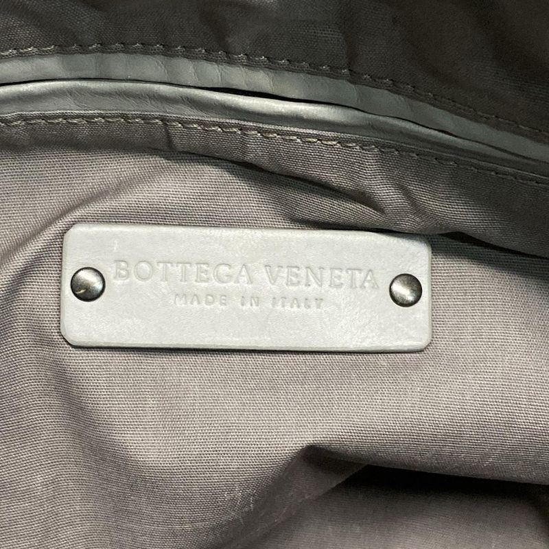 Bottega Veneta Intrecciato Gray Quilted Leather Shoulder Bag