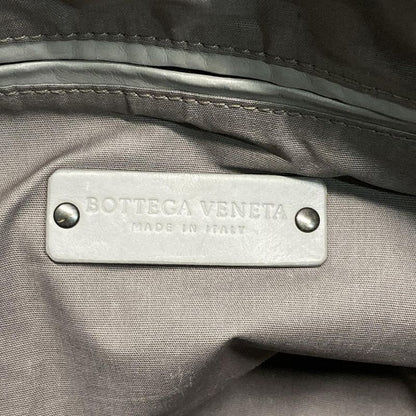 Bottega Veneta Intrecciato Gray Quilted Leather Shoulder Bag