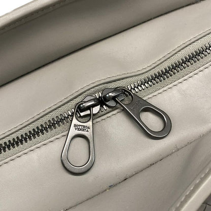 Bottega Veneta Intrecciato Gray Quilted Leather Shoulder Bag