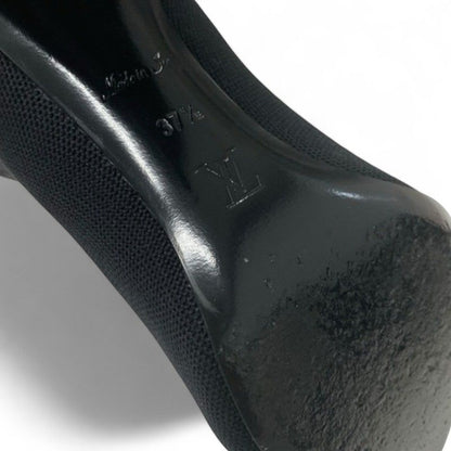 Louis Vuitton Silhouette Line Monogram Boots Short Shoes Fabric Leather