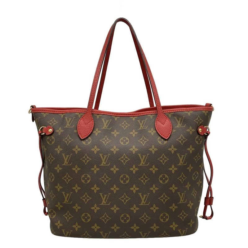 Louis Vuitton Tote Bag Monogram Neverfull Inside Out MM M12708 Sari Red