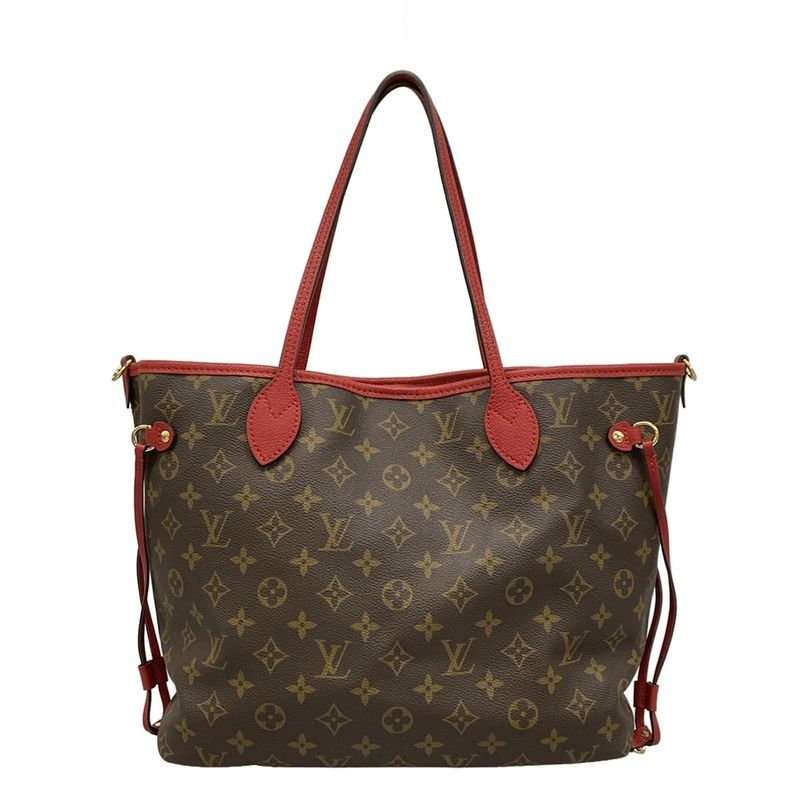Louis Vuitton Tote Bag Monogram Neverfull Inside Out MM M12708 Sari Red