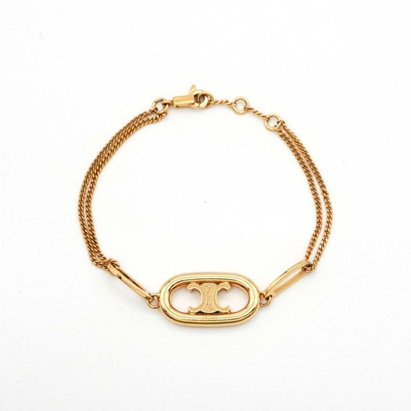 Celine Bracelet Bangle Cuff Gold Maillon Triomphe