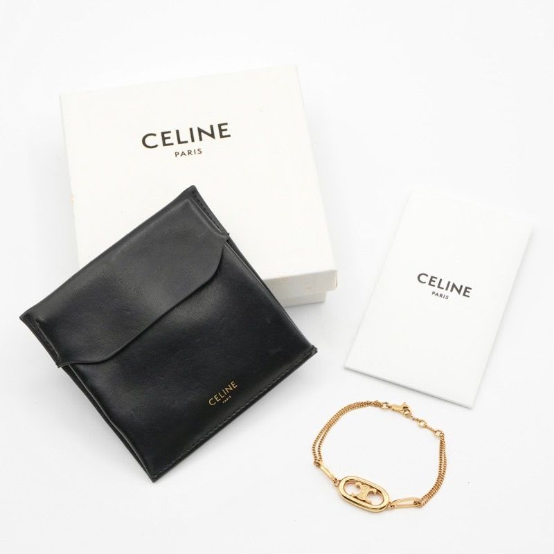 Celine Bracelet Bangle Cuff Gold Maillon Triomphe