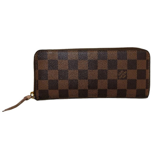 Louis Vuitton Damier Portefeuille Clemence N41626 Rose Ballerine Long Wallet