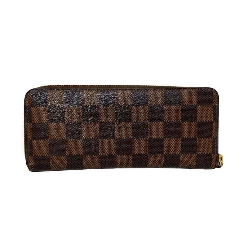 Louis Vuitton Damier Portefeuille Clemence N41626 Rose Ballerine Long Wallet