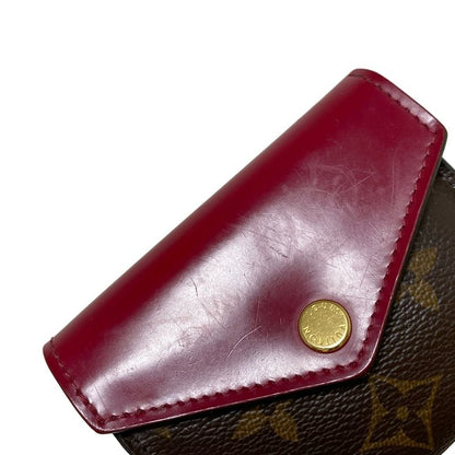 Louis Vuitton Monogram Portefeuille Zoé M62932 Fuchsia Leather Trifold Wallet