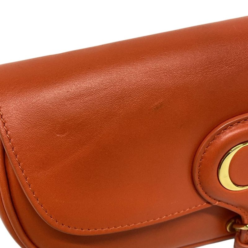 DIOR Christian Dior Shoulder Bag Dior Bobby East Waist Bag Sale Orange