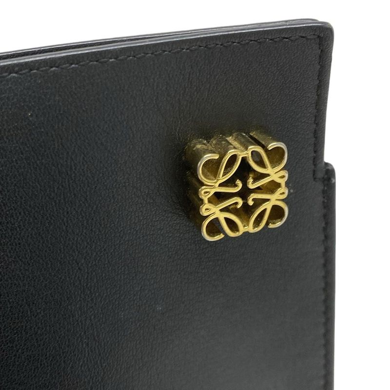 Loewe Shoulder Bag Dice Pocket Black Mini Bag Leather