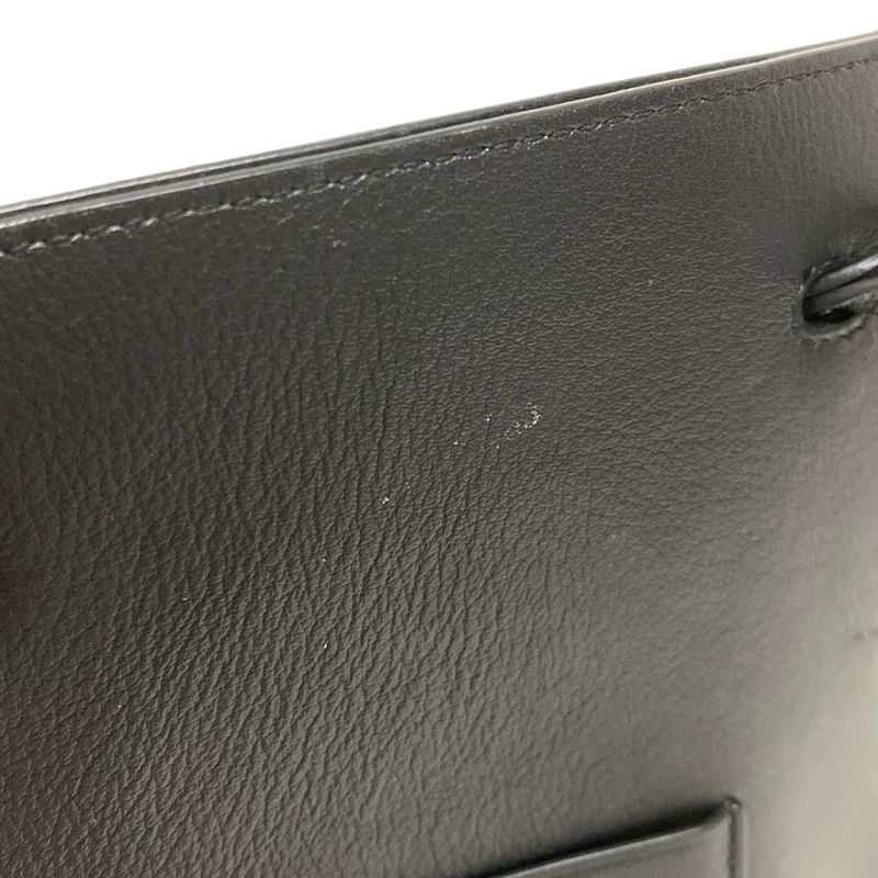 Loewe Shoulder Bag Dice Pocket Black Mini Bag Leather