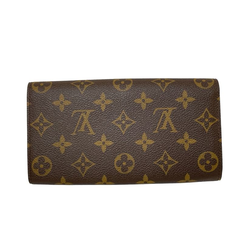 Louis Vuitton Long Wallet Leopard Collection Portefeuille Sarah M60105 Bronze