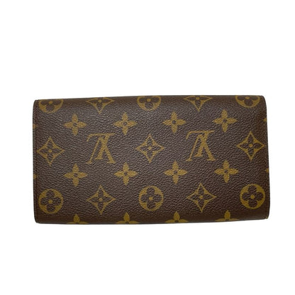 Louis Vuitton Long Wallet Leopard Collection Portefeuille Sarah M60105 Bronze
