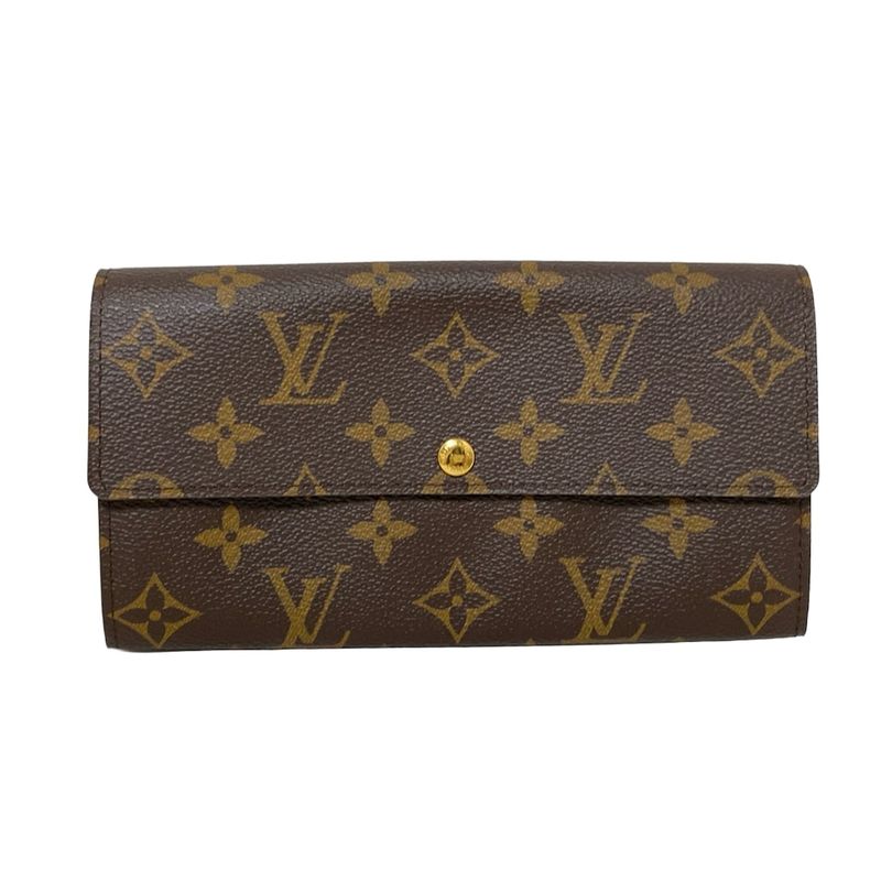 Louis Vuitton Long Wallet Leopard Collection Portefeuille Sarah M60105 Bronze