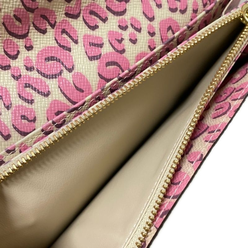 Louis Vuitton Long Wallet Leopard Collection Portefeuille Sarah M60105 Bronze