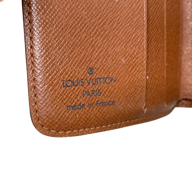 Louis Vuitton Bifold Wallet Monogram Compact Zip M61667 -