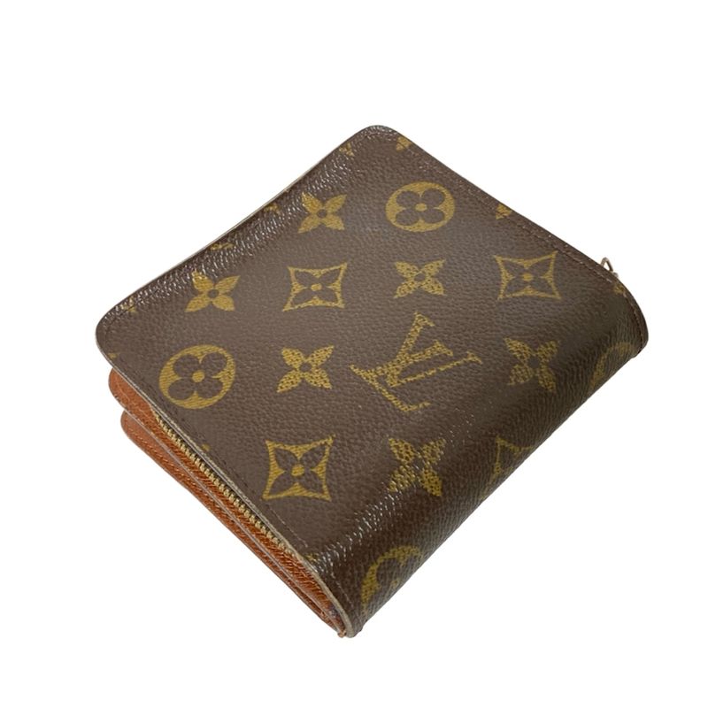 Louis Vuitton Bifold Wallet Monogram Compact Zip M61667 -