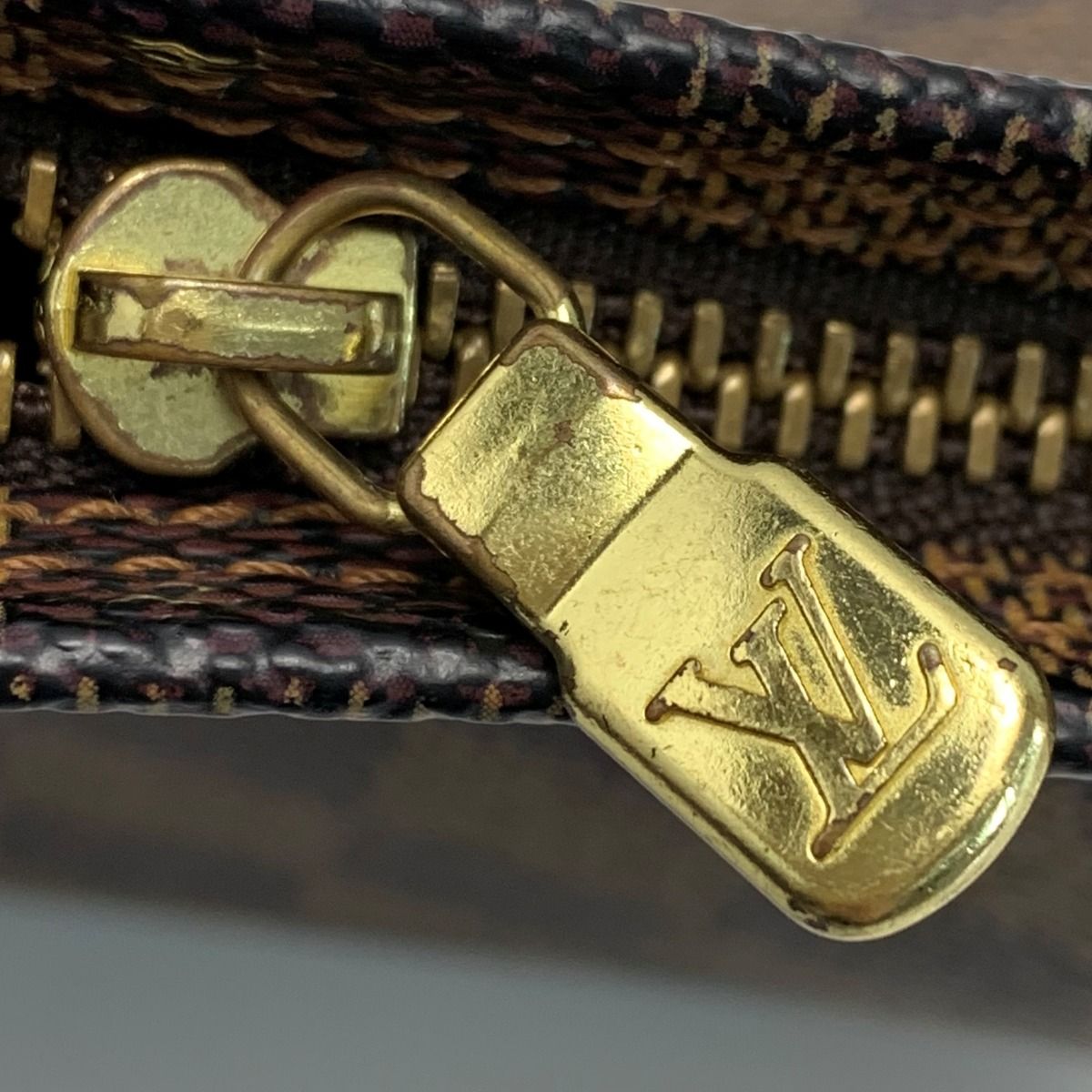 Louis Vuitton Damier Trousse Makeup N51982 Accessory Pouch
