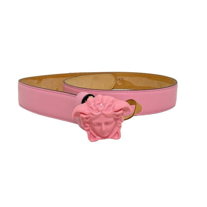 Versace Belt 70 28 - Pink Medusa Leather
