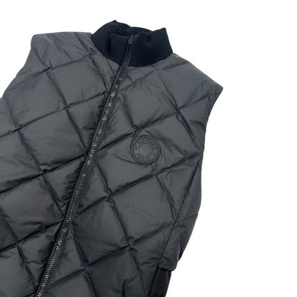 Hermes Outer Polyester Down Vest Promenade Du Matin Reversible Black