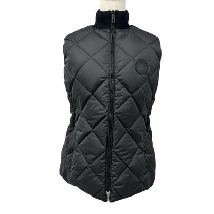 Hermes Outer Polyester Down Vest Promenade Du Matin Reversible Black