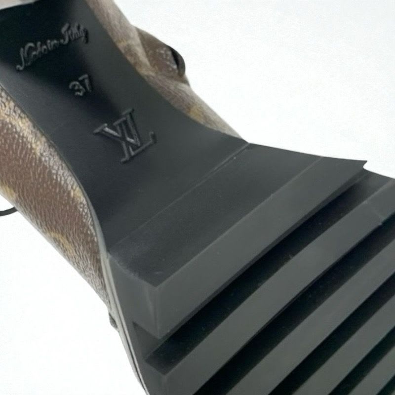 Louis Vuitton Star Trail Line Monogram Boots Short Shoes Leather Patent