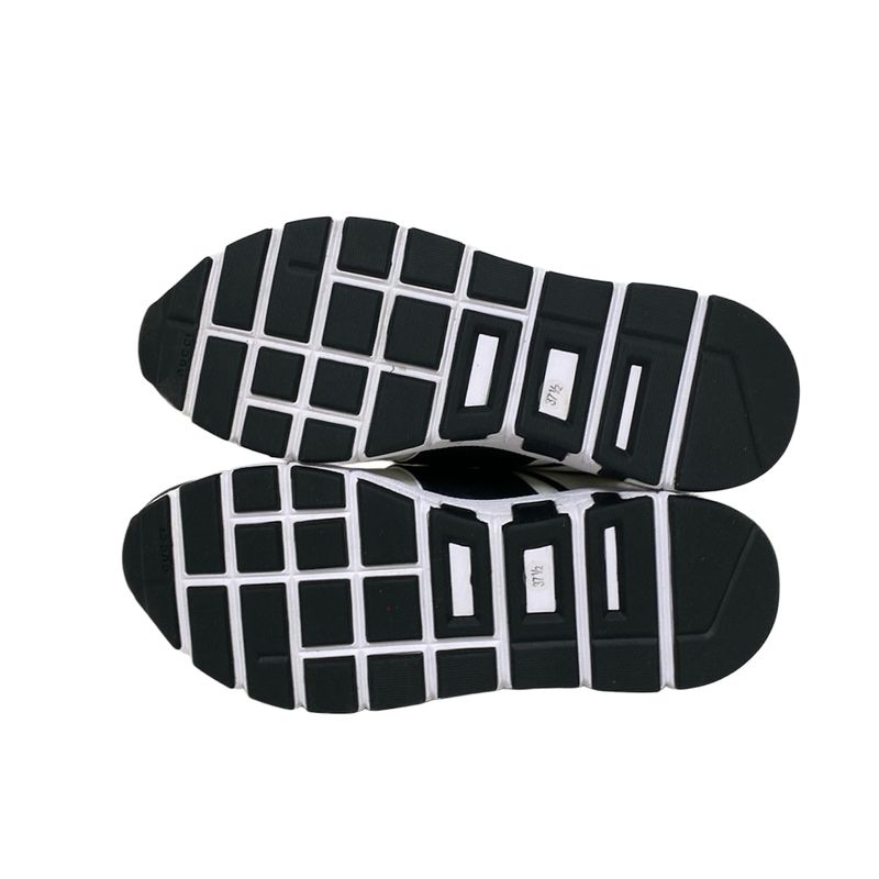 Gucci Sneakers 371 2 Women - 426185 White And Black Interlocking G Leather