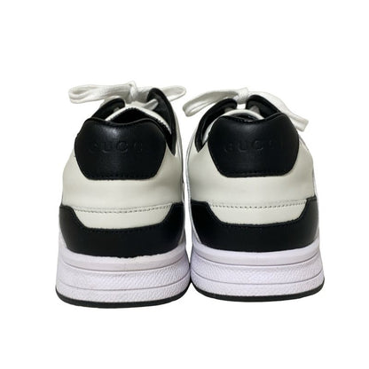Gucci Sneakers 371 2 Women - 426185 White And Black Interlocking G Leather