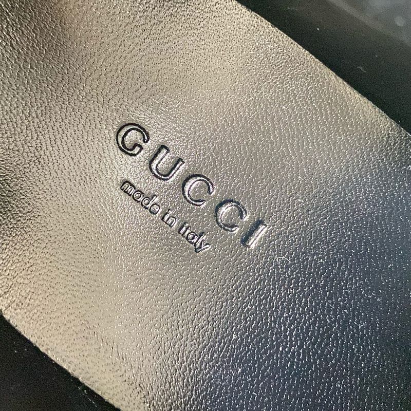 Gucci Sneakers 371 2 Women - 426185 White And Black Interlocking G Leather