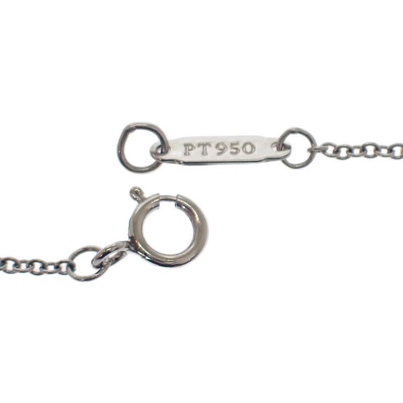 Tiffany & Co Solitaire Pendant Necklace Pt950 Platinum Diamond