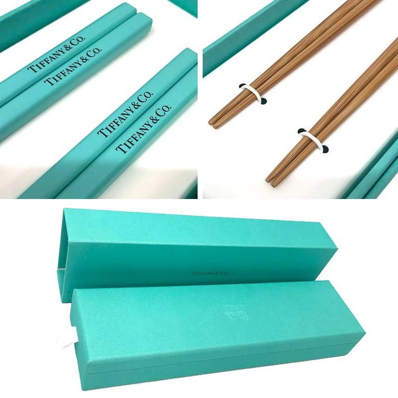 Tiffany & Co Tiffany & Co Chopsticks Set Pair Cutlery Unused Aq12295