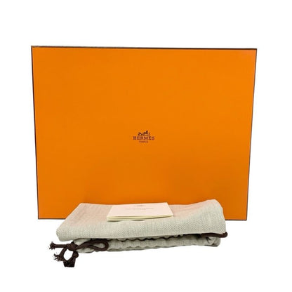 Hermes Infrastructure Sandals Shoes Leather Black White Black Unused