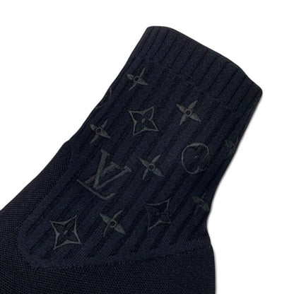 Louis Vuitton Silhouette Line Monogram Boots Short Shoes Fabric Leather
