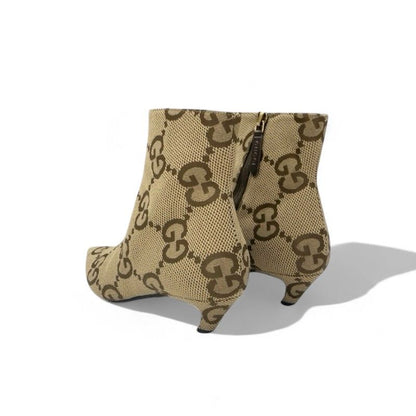 Gucci Boots Short Shoes Canvas Beige Brown Balenciaga GG Logo