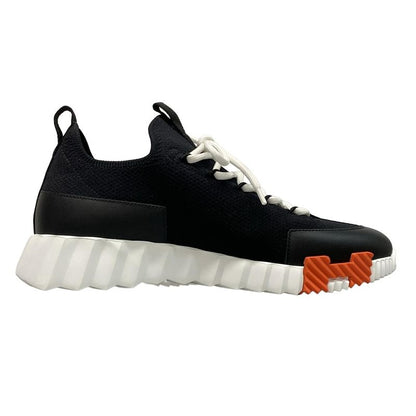 Hermes Sneakers 37 Women's Bouncing Black And White