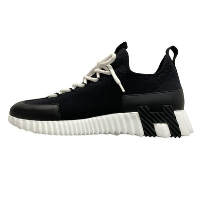 Hermes Sneakers 37 Women's Bouncing Black And White