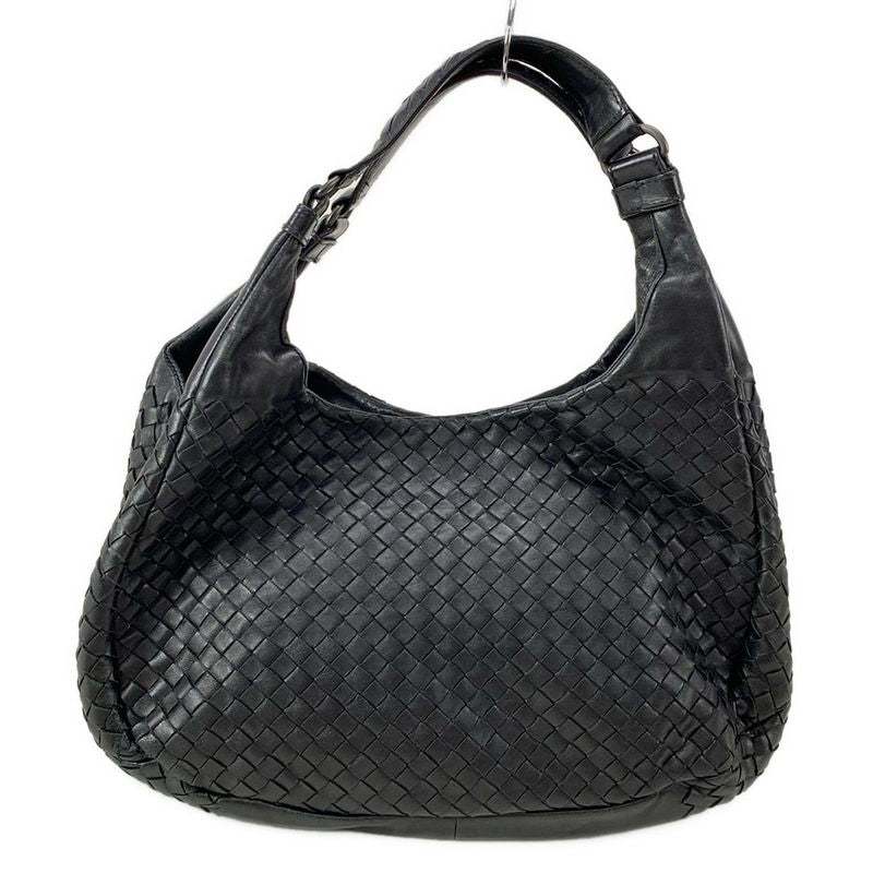 Bottega Veneta Tote Bag Medium Campana Bag 125787 Black Leather