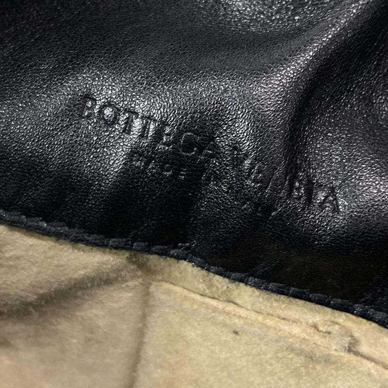 Bottega Veneta Tote Bag Medium Campana Bag 125787 Black Leather