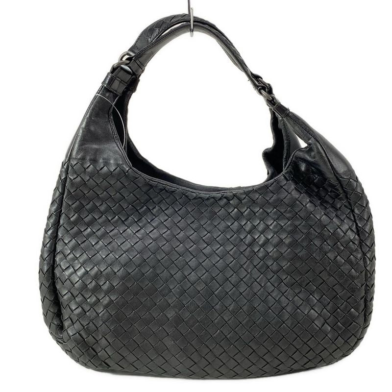 Bottega Veneta Tote Bag Medium Campana Bag 125787 Black Leather