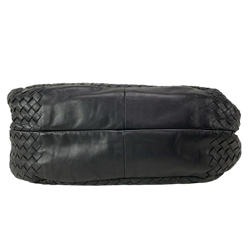 Bottega Veneta Tote Bag Medium Campana Bag 125787 Black Leather