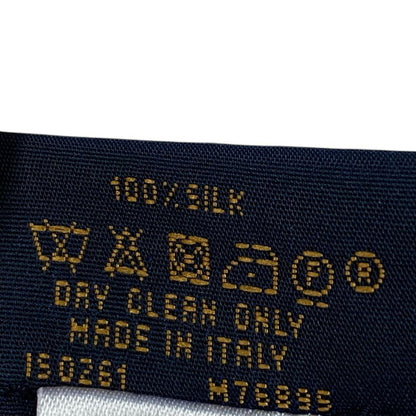 Louis Vuitton Current Twilly Silk Monogram Logo All Over Pattern Pink Blue