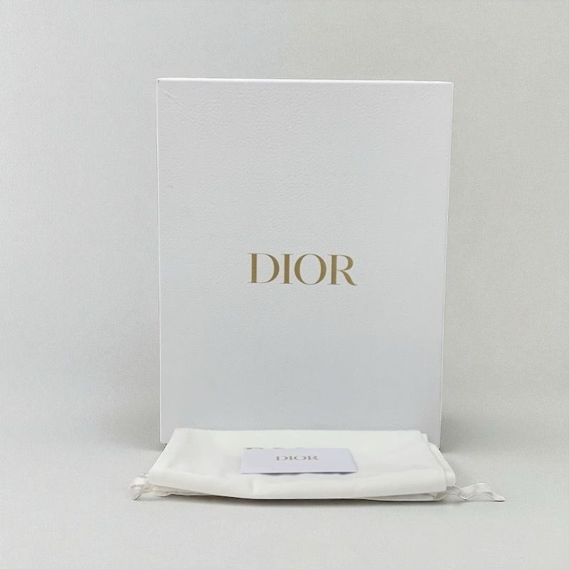 Christian DIOR Boy Loafer Leather Shoes Fabric Leather Black White Black