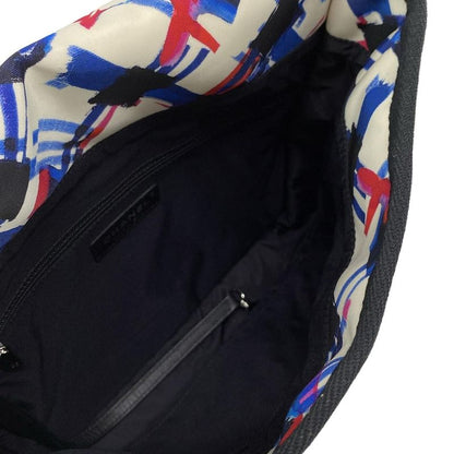 Chanel Shoulder Bag Airline White X Blue X Red Silver Hardware