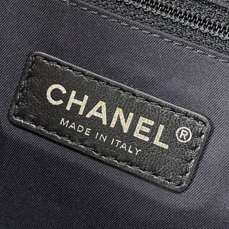 Chanel Shoulder Bag Airline White X Blue X Red Silver Hardware