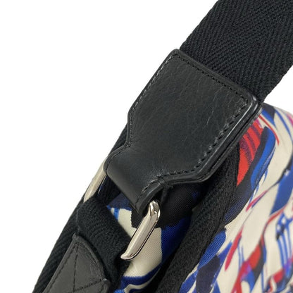 Chanel Shoulder Bag Airline White X Blue X Red Silver Hardware