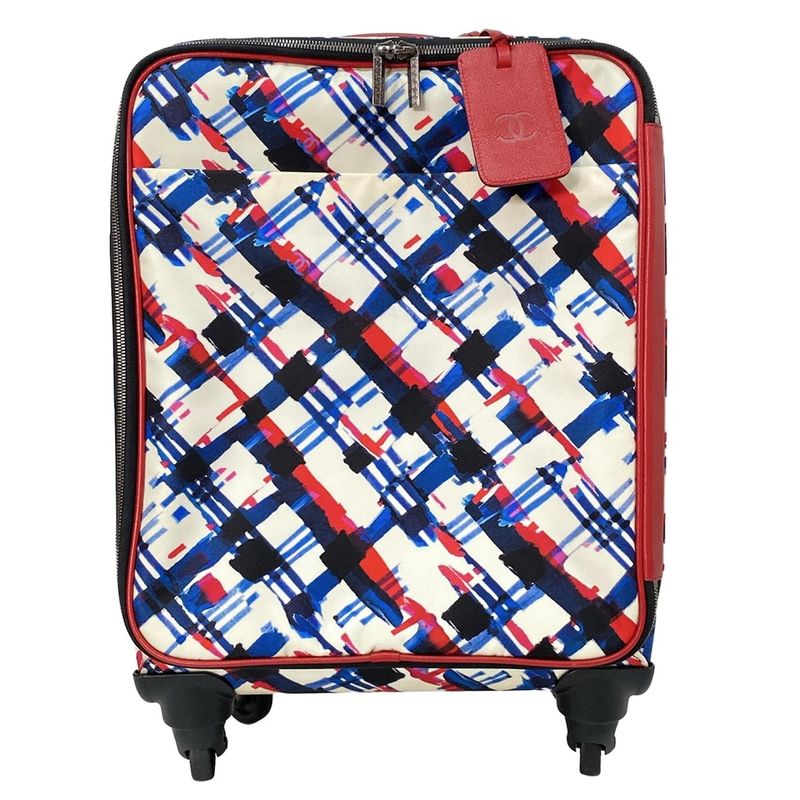 Chanel Carry-on Bag Airline White×blue×red